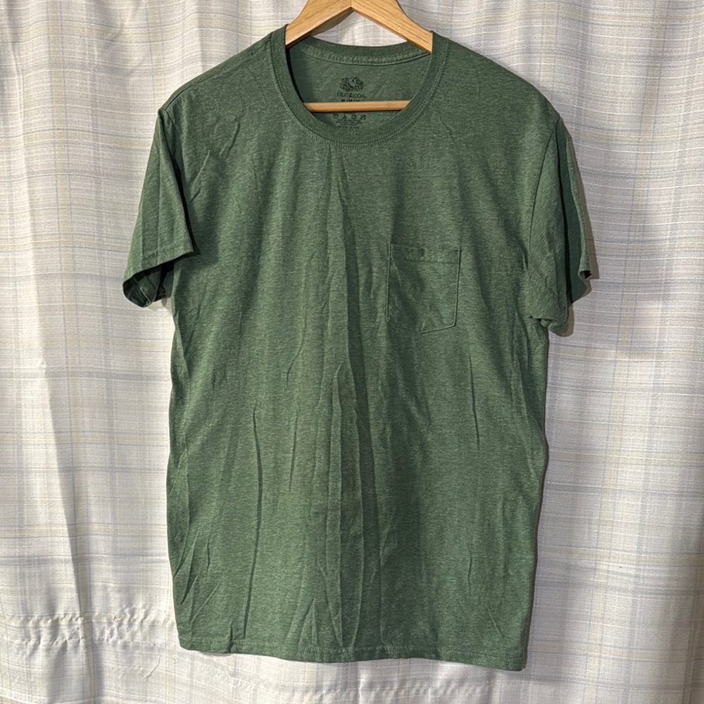 Green T-Shirt with Pocket